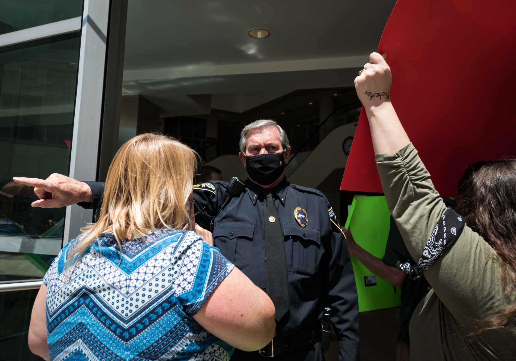 Black Lives Matter protest for John Neville